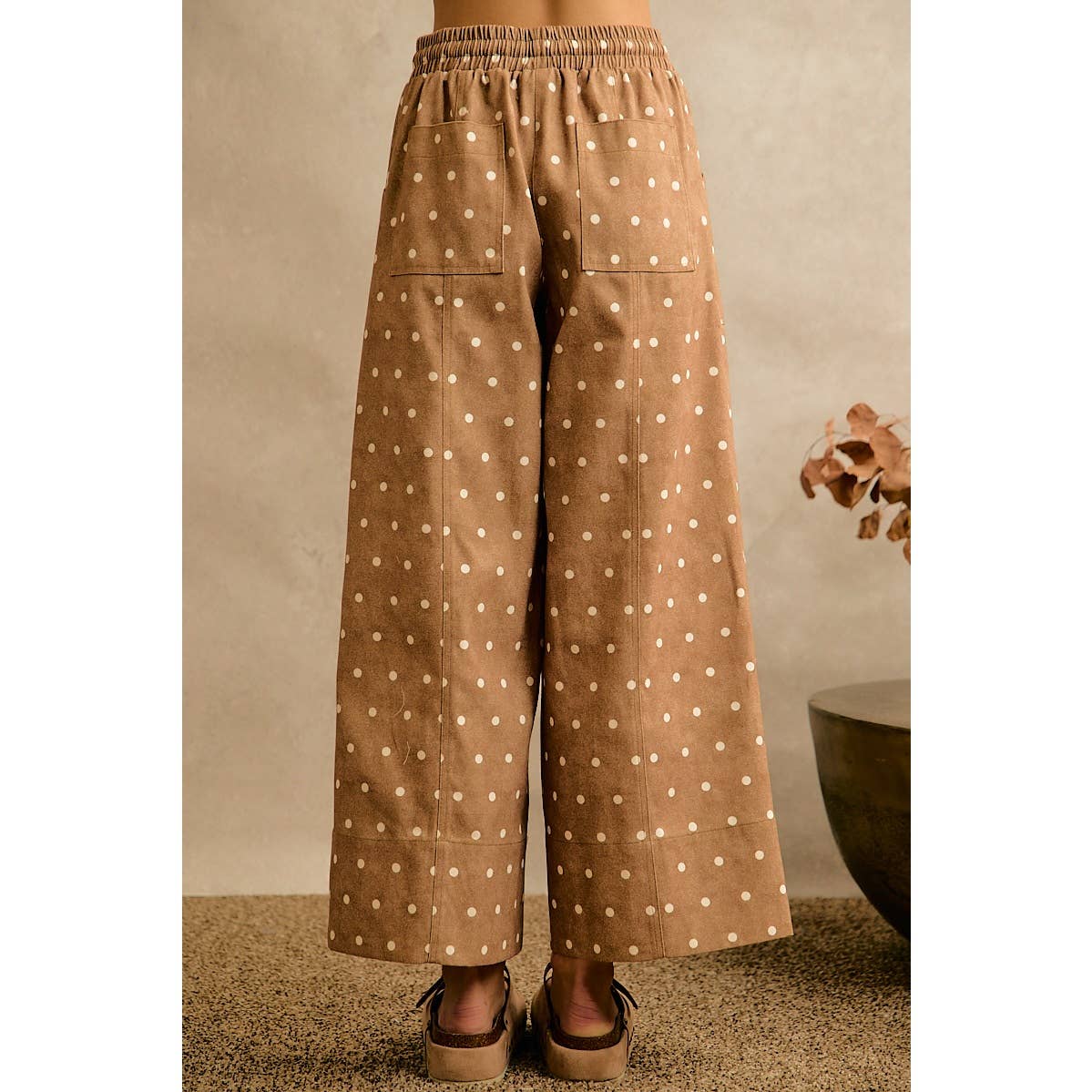 Autumn Polka Dot Denim Pant