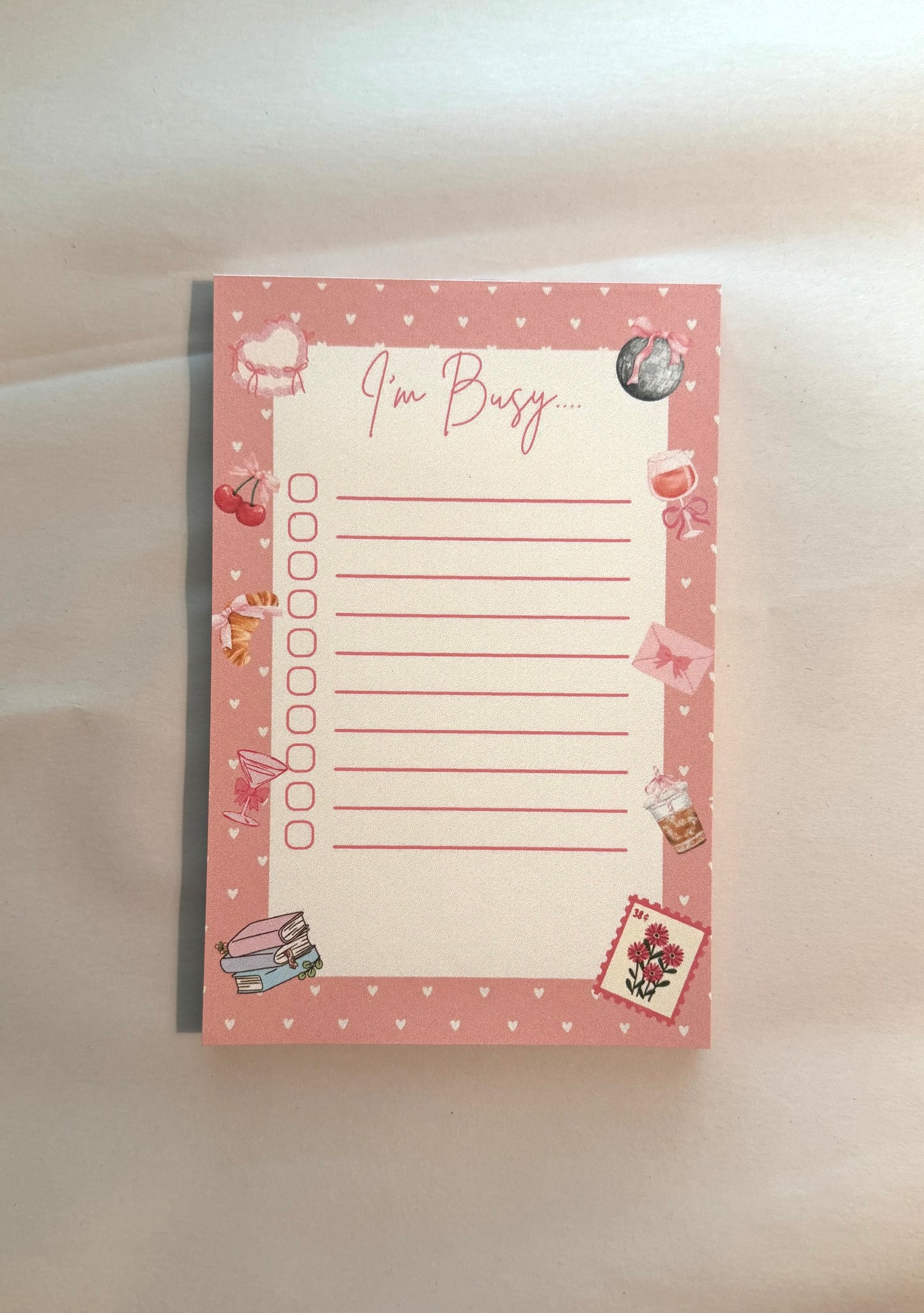 I'm Busy Notepad