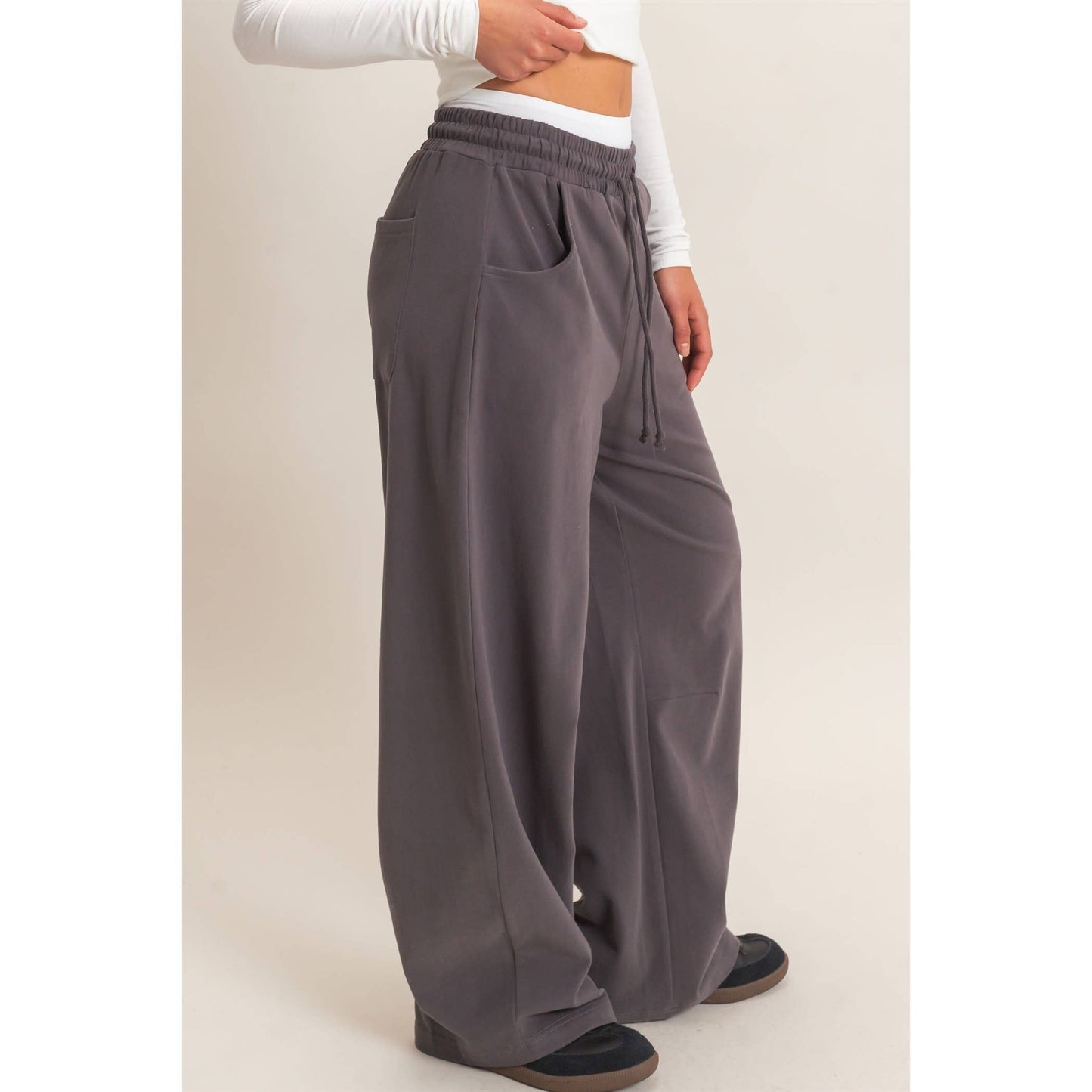 Charcoal Relaxed Fit Sweatpants