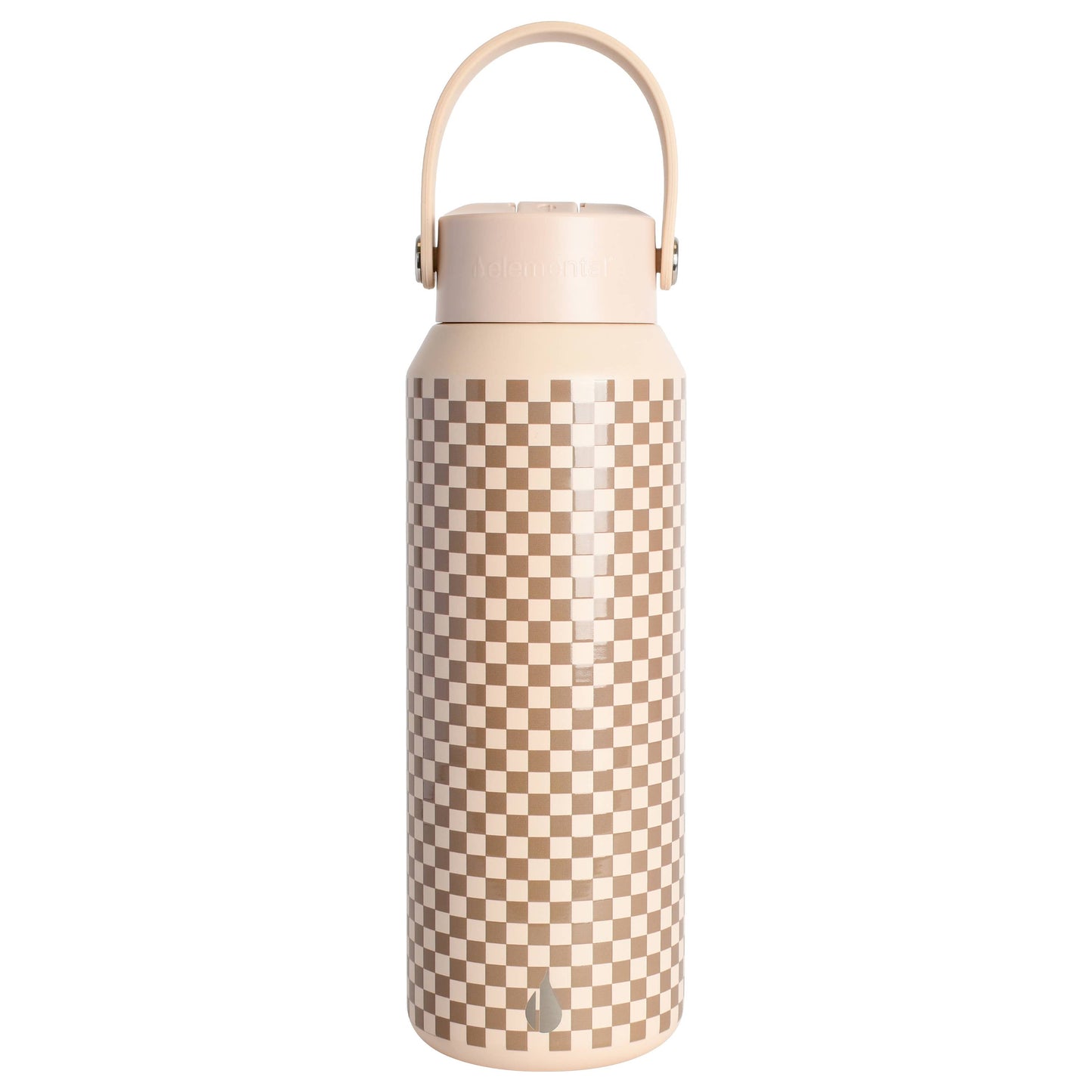 Brown Check- 40 oz Elemental Water Bottle