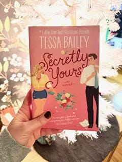 Secretly Yours- Tessa Bailey - Book Bundle- Romance/Contemporary (Bundled with bookish accessories)