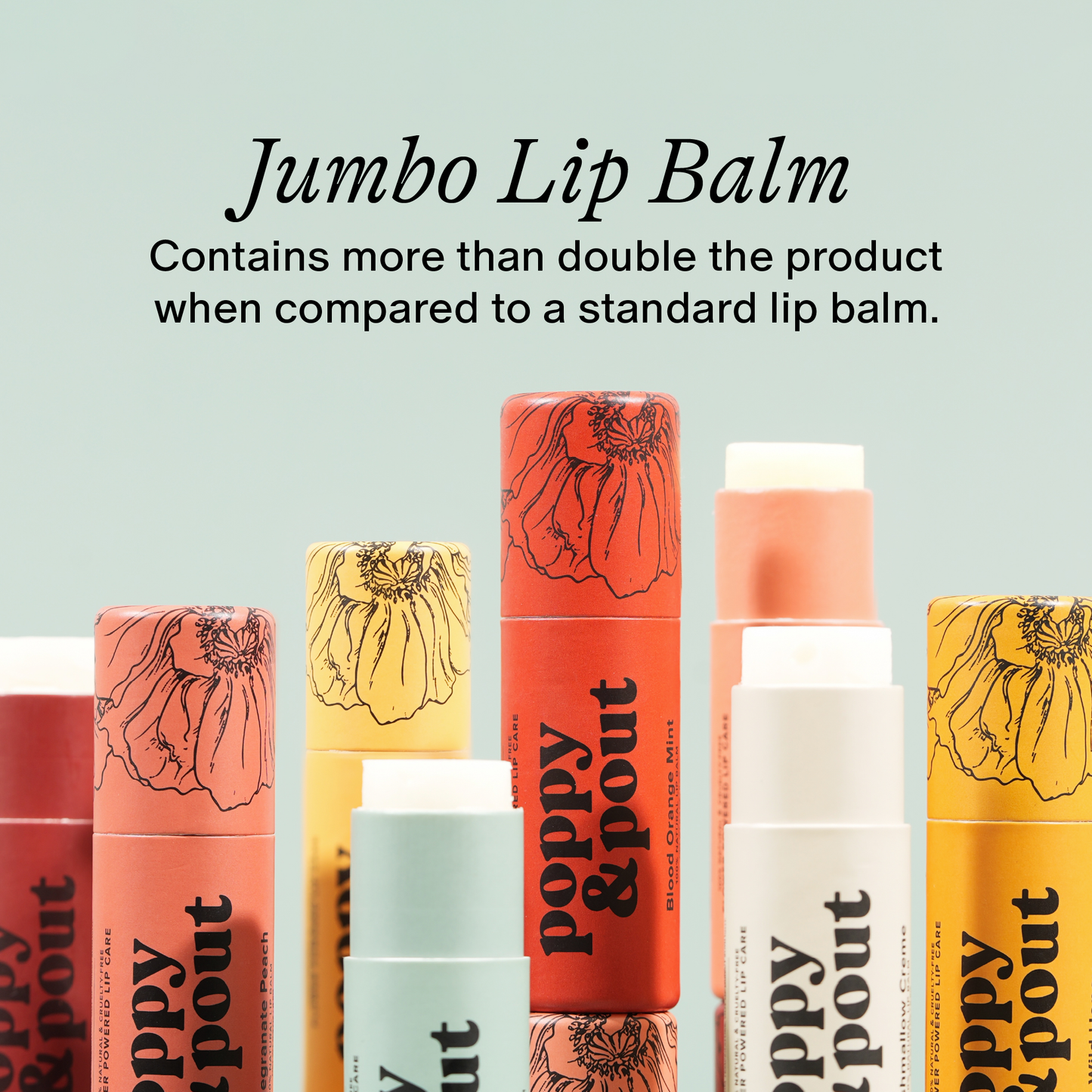 Island Coconut Poppy & Pout Lip Balm