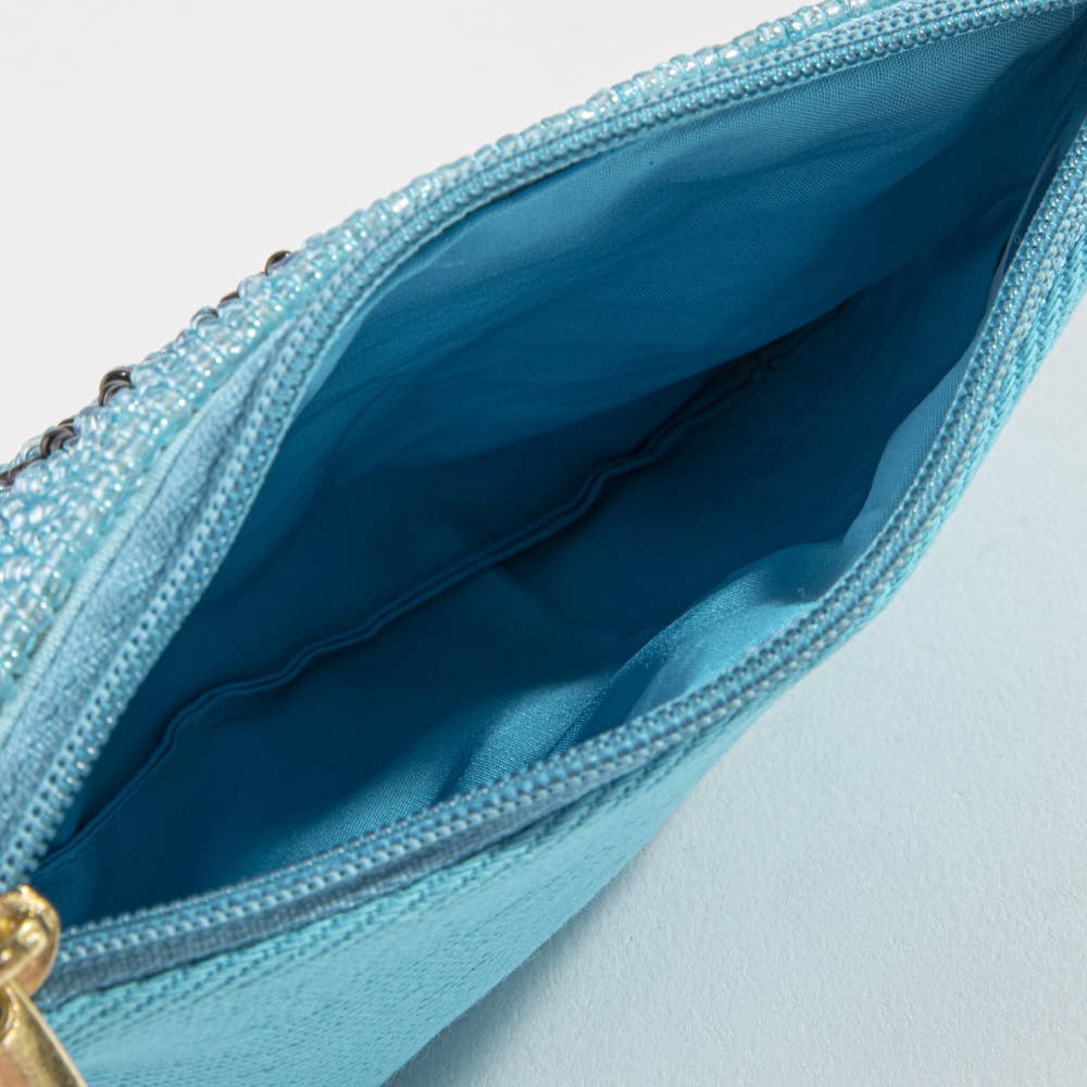 Bee Kind Beaded Coin Pouch