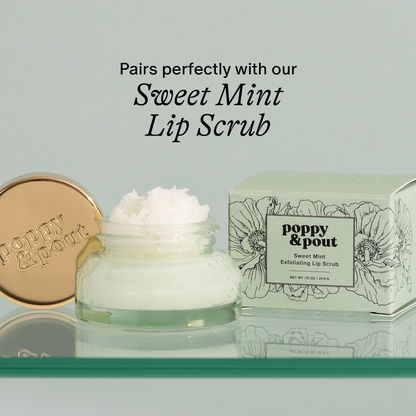 Sweet Mint- Poppy & Pout Lip Balm