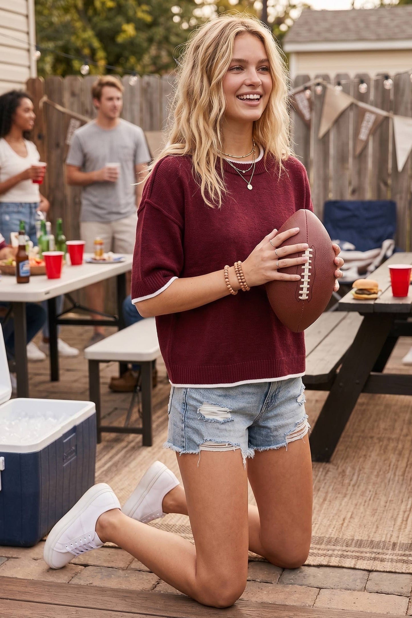 Gameday Oversized Sweater Top