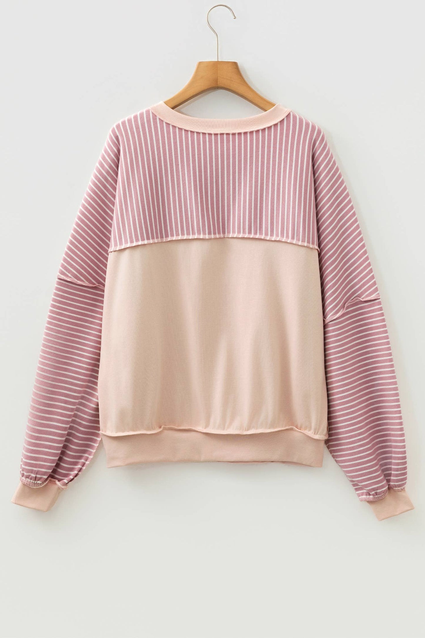 Pink Patch Striped Top