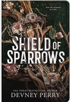 Shield of Sparrows Hardcover- Devney Perry- Book Bundle- Fantasy/Romance (Bundled with bookish accessories)