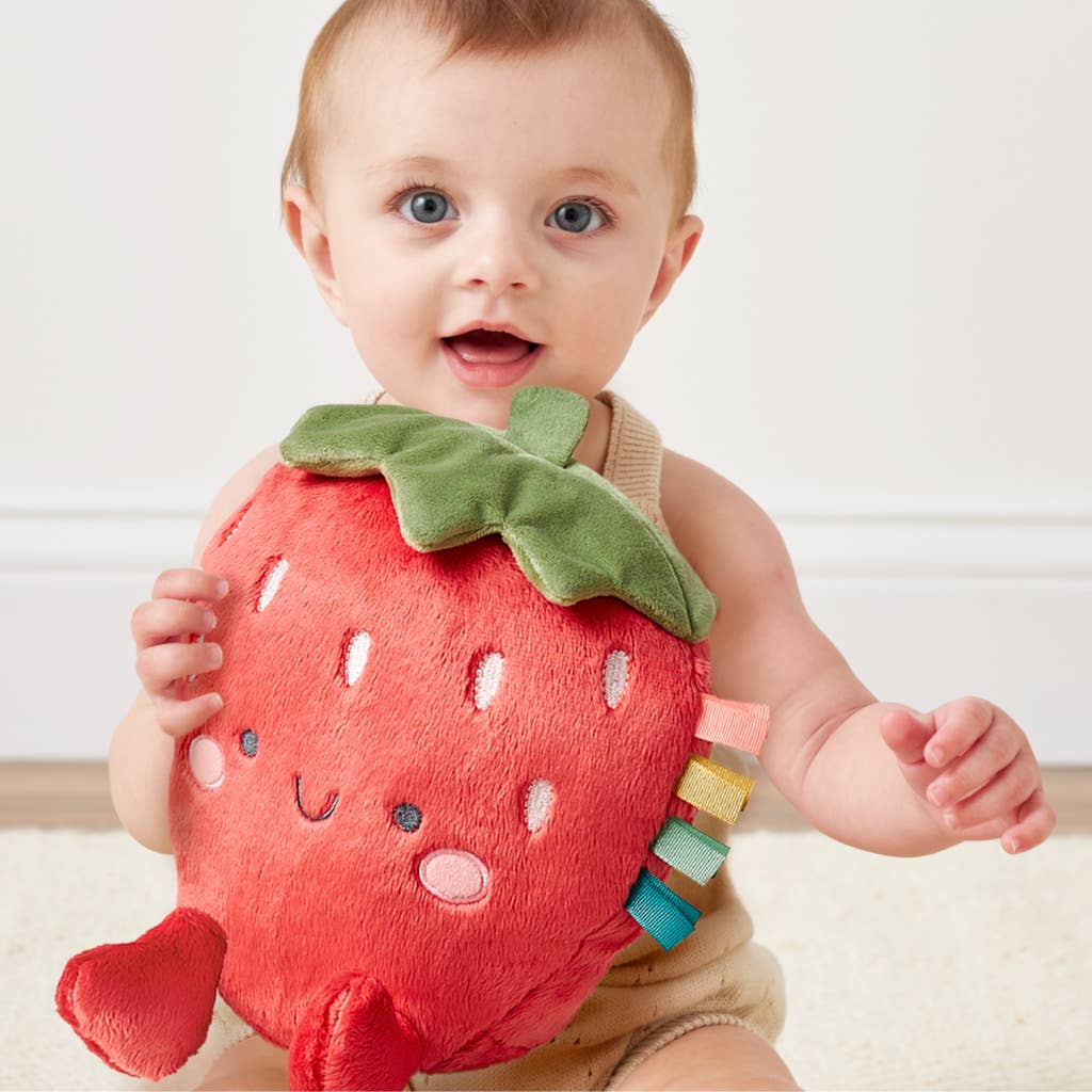 Itzy Ritzy Strawberry Snuggle Plush
