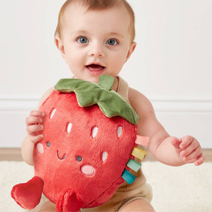 Itzy Ritzy Strawberry Snuggle Plush