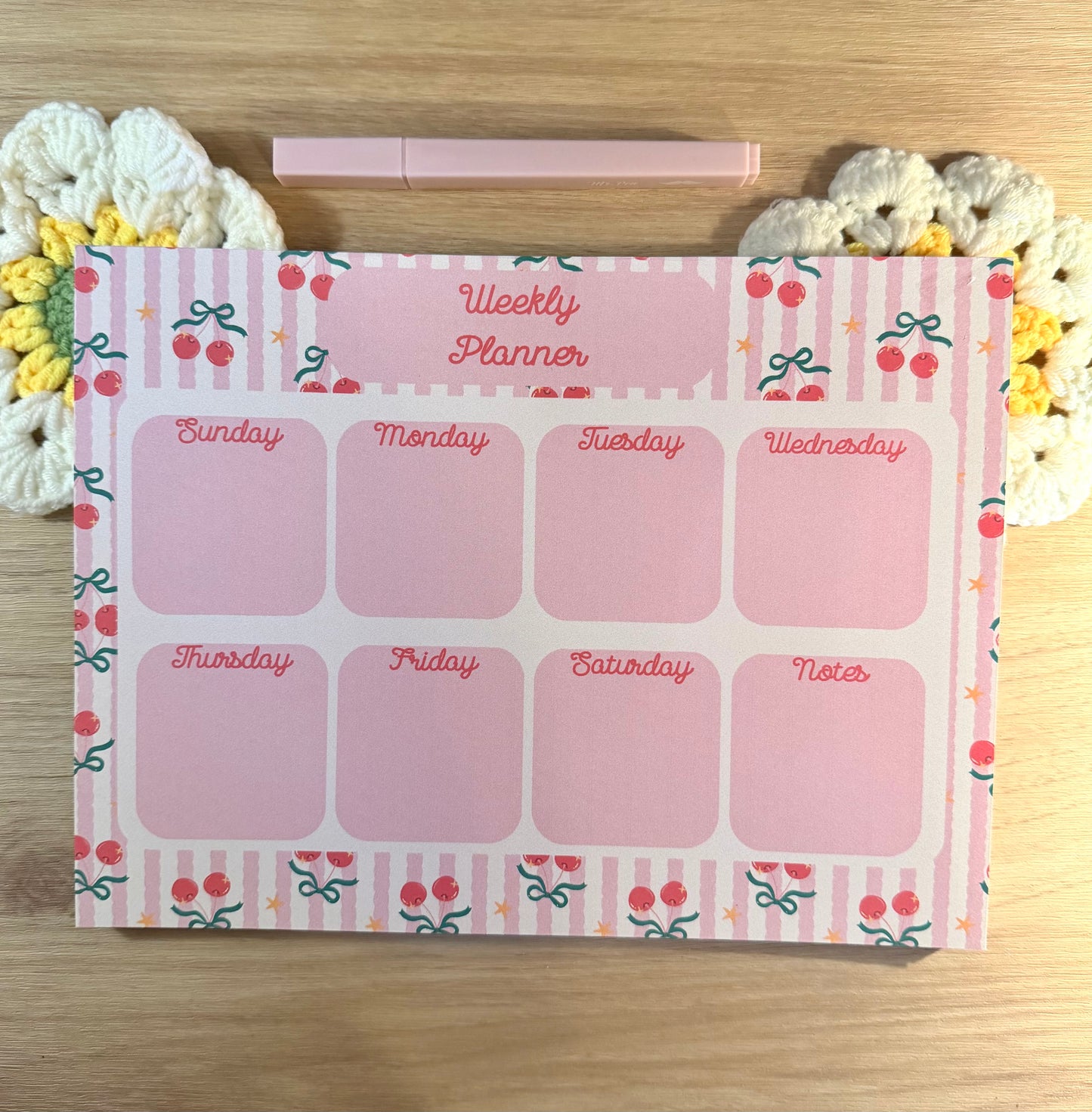 Cherry Star Weekly Planner