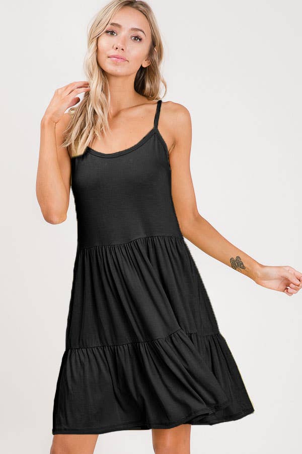 Tiered Tie Back Dress