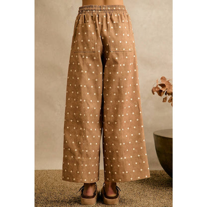 Autumn Polka Dot Denim Pant