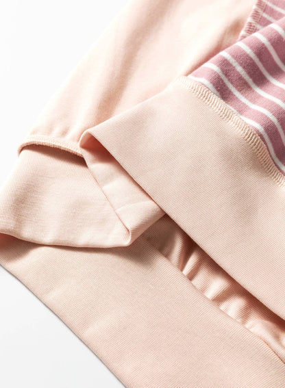 Pink Patch Striped Top