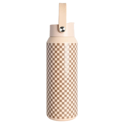 Brown Check- 40 oz Elemental Water Bottle