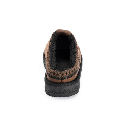 MUK LUKS Women's Francie Cozy Textured Clogs- Cream Leopard