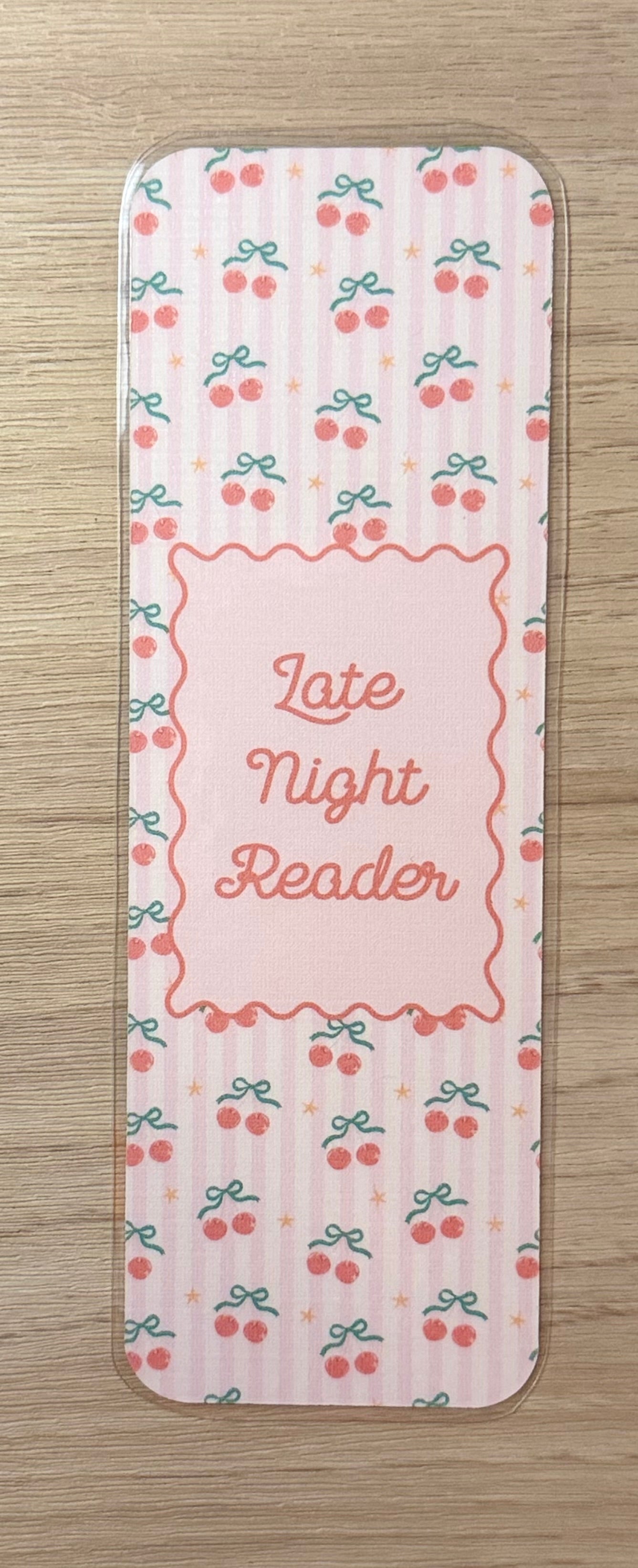 Late Night Reader Bookmark
