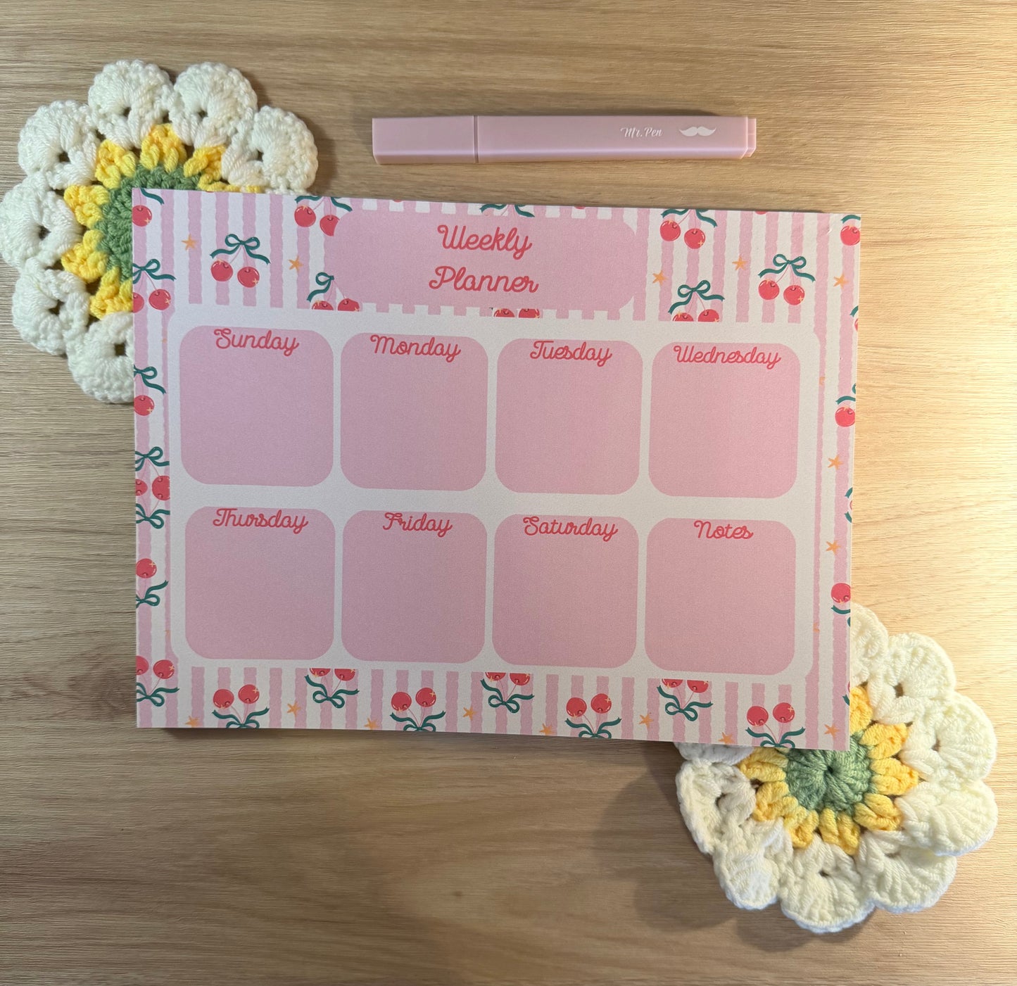 Cherry Star Weekly Planner