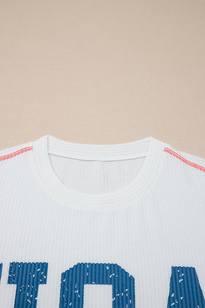 USA Loose Ribbed Top