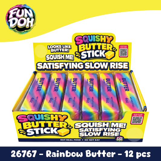 Rainbow Butter Slow Rise Squishy