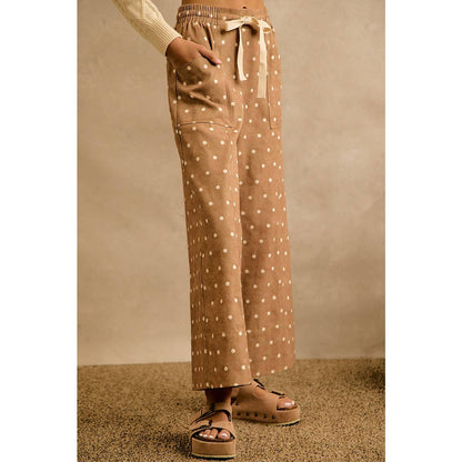 Autumn Polka Dot Denim Pant