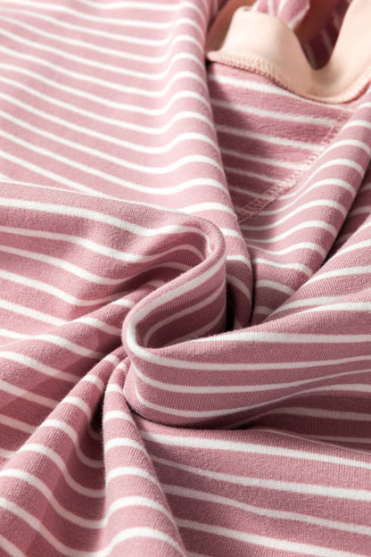 Pink Patch Striped Top