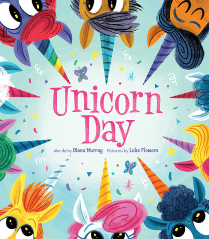Unicorn Day (board book)- Diana Murray & Luke Flowers (illustrator)