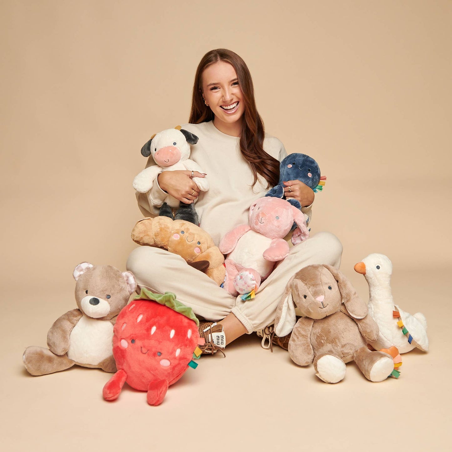 Itzy Ritzy Strawberry Snuggle Plush
