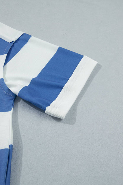 The Nautical Striped Tee Shirt Dress