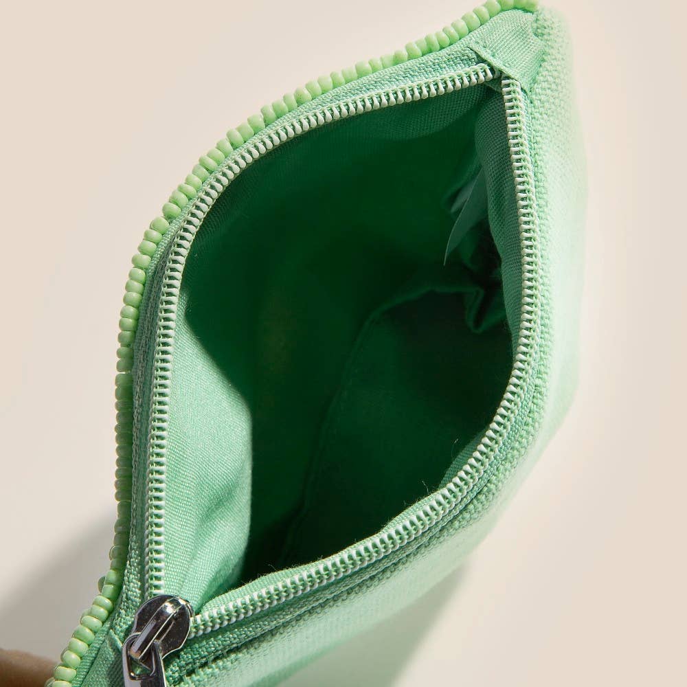 Iced Coffee Seed Beaded Coin Purse