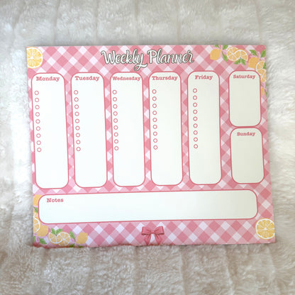 Lemonade Picnic Weekly Planner
