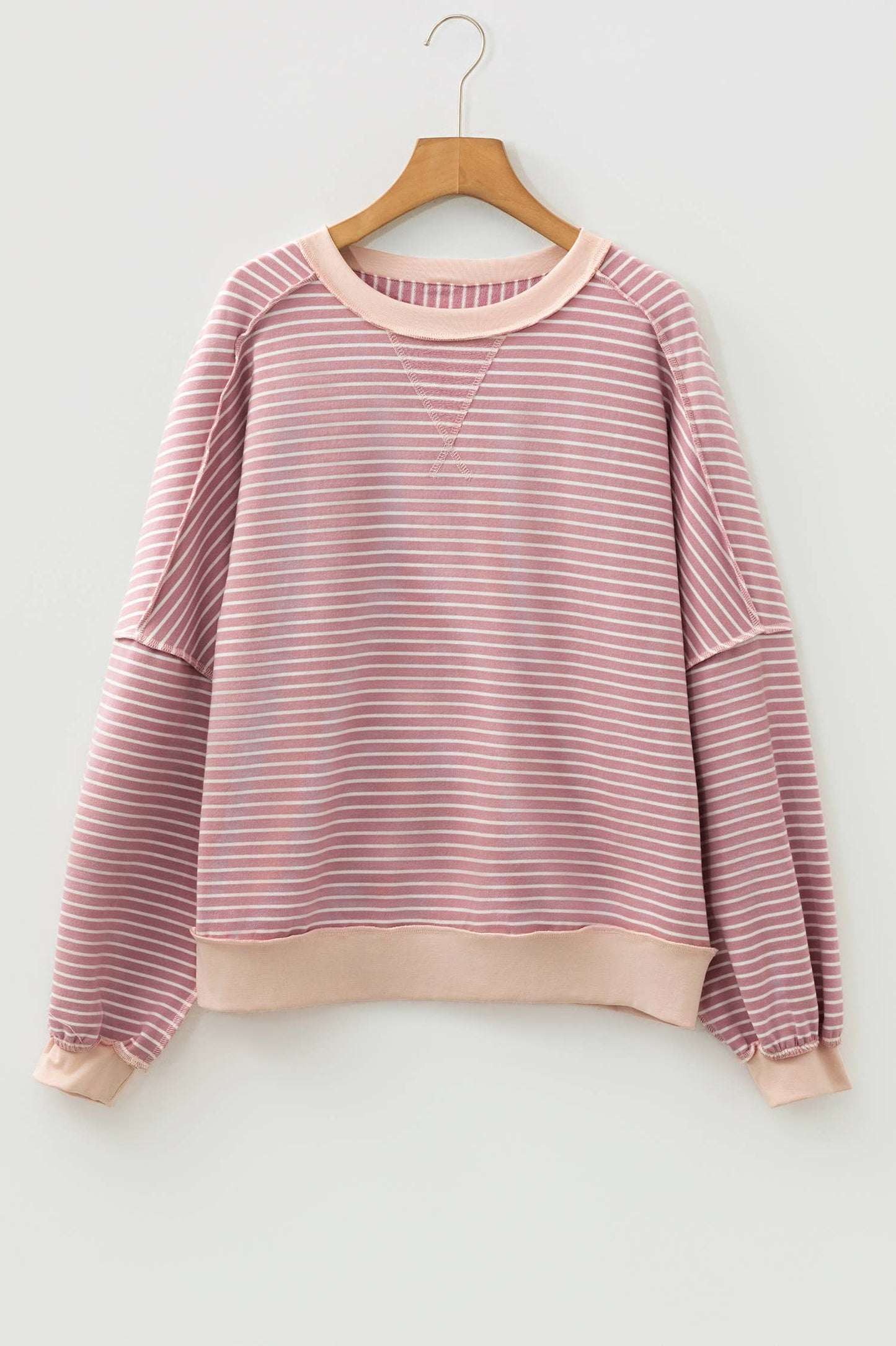 Pink Patch Striped Top