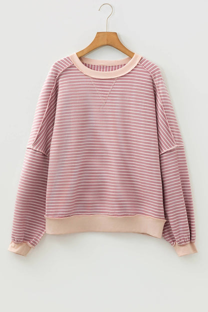 Pink Patch Striped Top