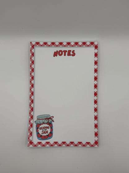 Reading Is My Jam Notepad