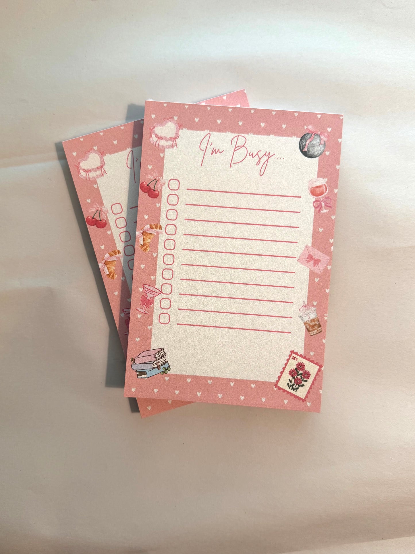 I'm Busy Notepad