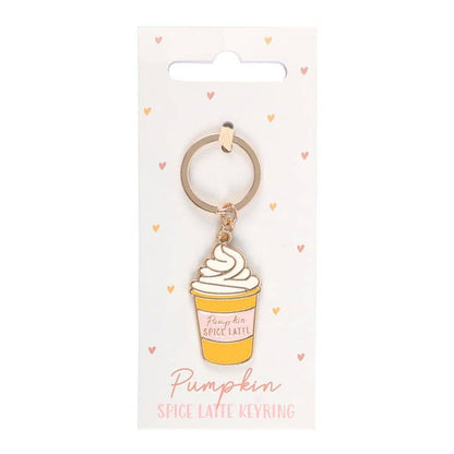 Pumpkin Spice Latte Autumn Keyring