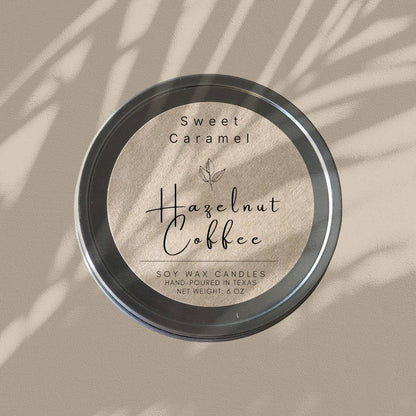 Coffee Soy Candle - 8 oz tins