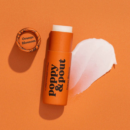 Orange Blossom Poppy & Pout Lip Balm