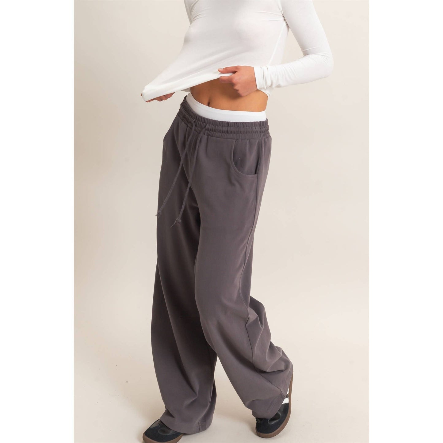 Charcoal Relaxed Fit Sweatpants