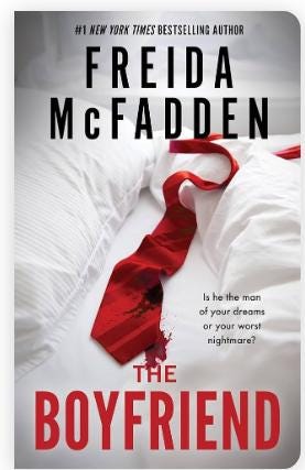 The Boyfriend- Freida McFadden- Book Bundle- Thriller/Suspense (Bundled with bookish accessories)