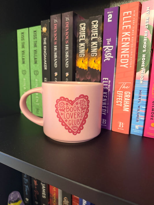 Book Lovers Club Large Ceramic Mug