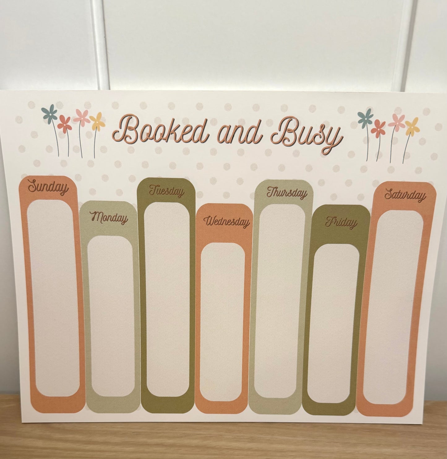 Booked and Busy Weekly Planner