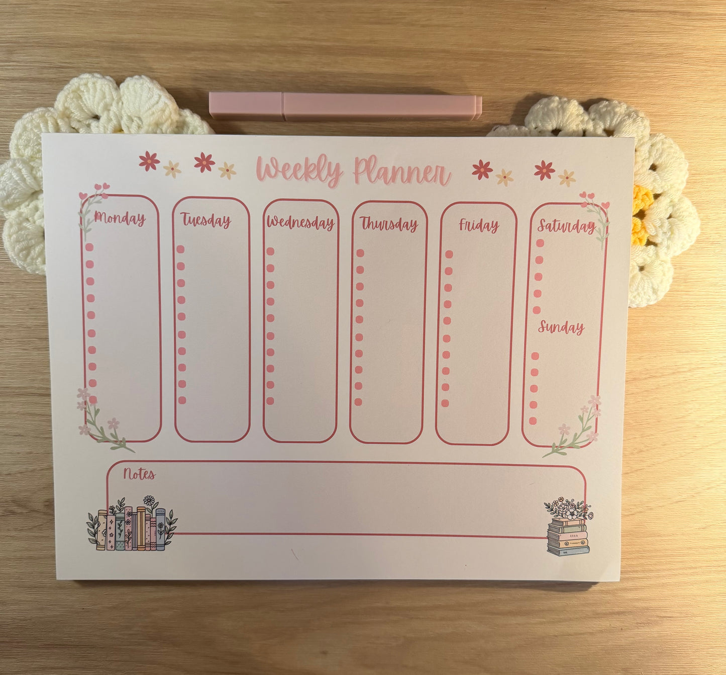 Bookish Weekly Planner
