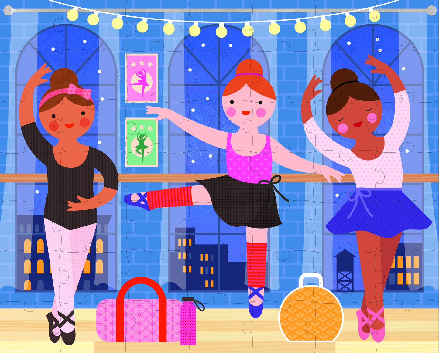 Two Sided On-The-Go Puzzle- Ballerina