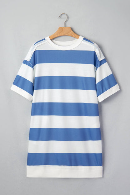 The Nautical Striped Tee Shirt Dress