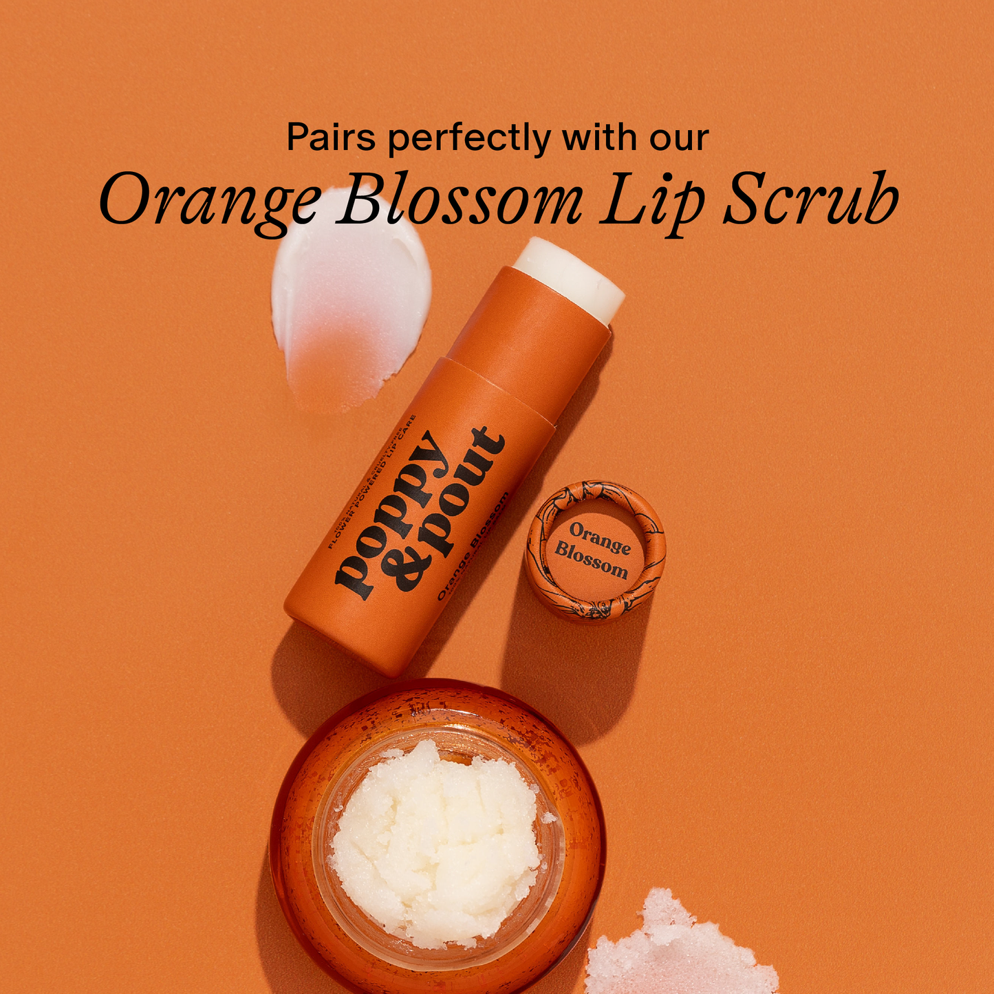 Orange Blossom Poppy & Pout Lip Balm