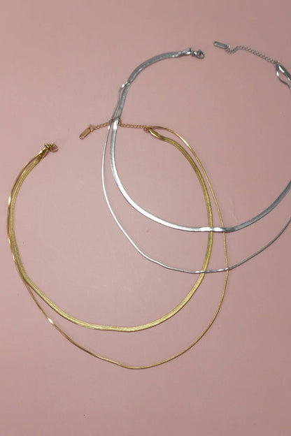 Layered Necklace- Tarnish Free