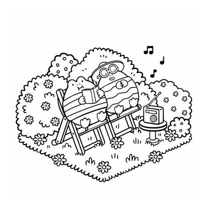 Cozy Gardens Coloring Book