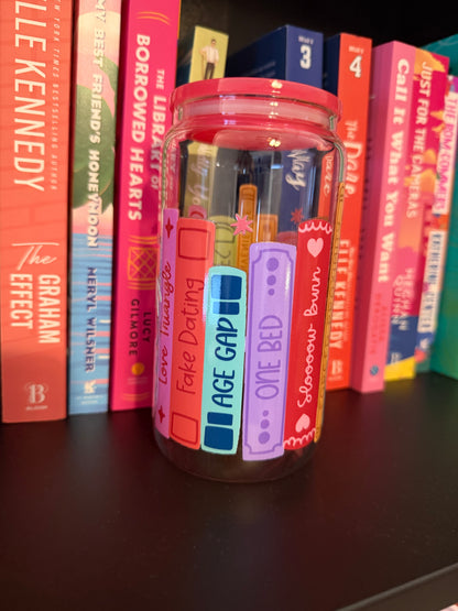 Romance Trope Bookshelf Cup