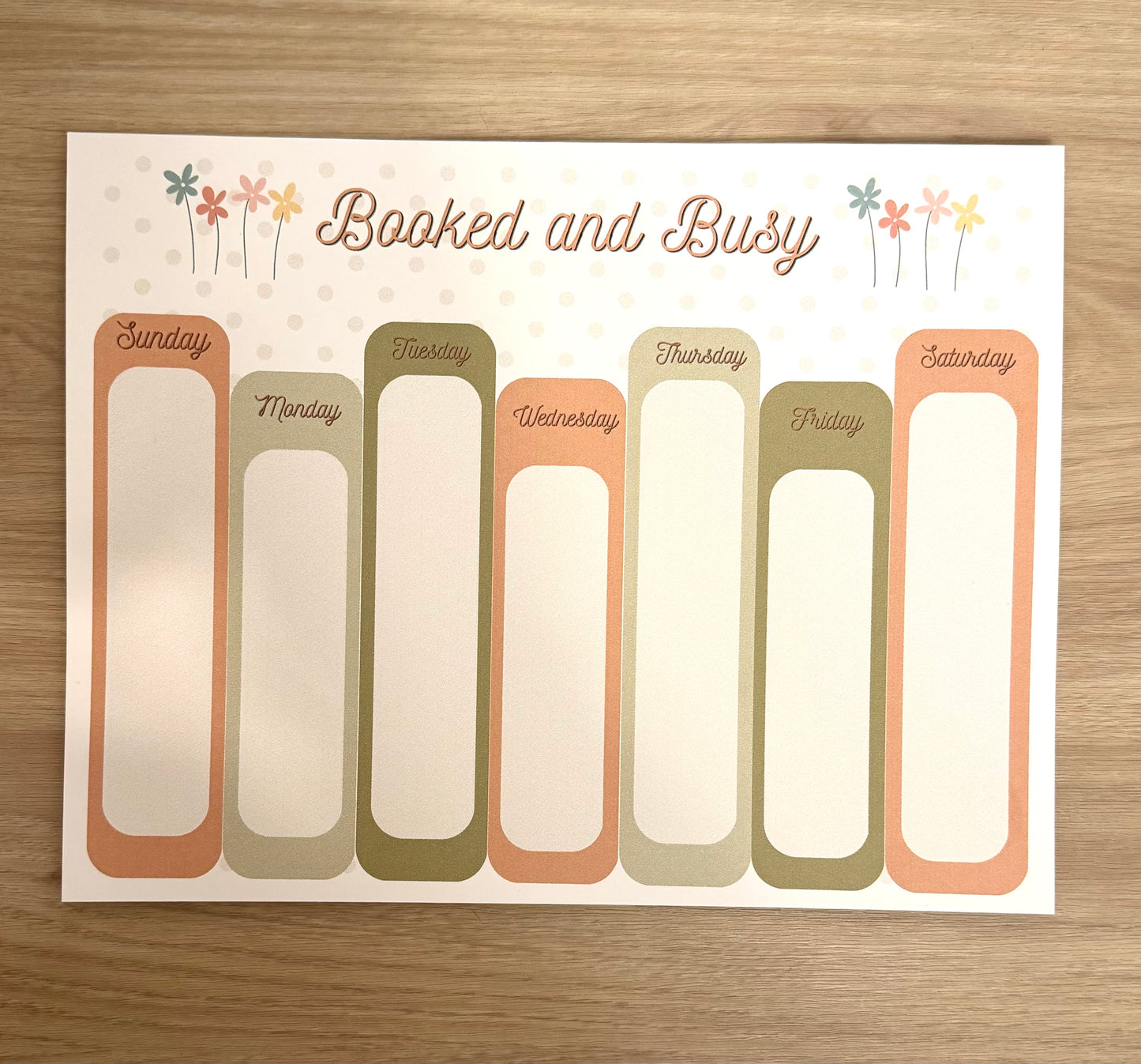 Booked and Busy Weekly Planner