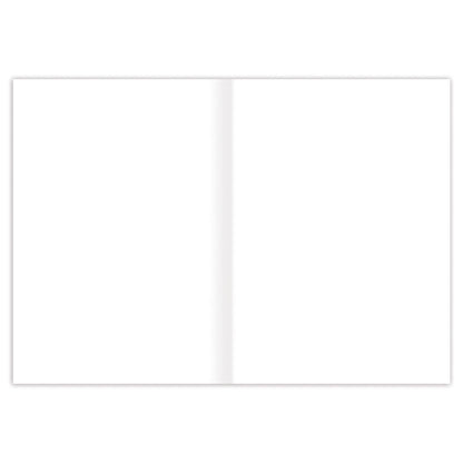 Purple & White Flowers Thank You Card
